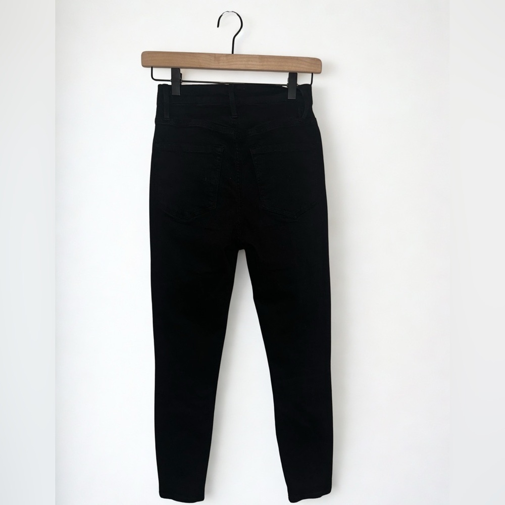 FRAME Ali High‎ Rise Cigarette Jeans Noir Black Size 25 Slim Straight - Picture 5 of 7